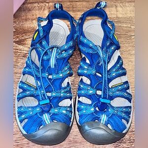 Keen Women’s Whisper Water Sandals Adjustable Pull Toggle Closed Toe Size 10